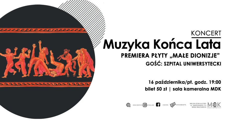 Muzyka Końca Lata - premiera płyty "Małe Dionizje"