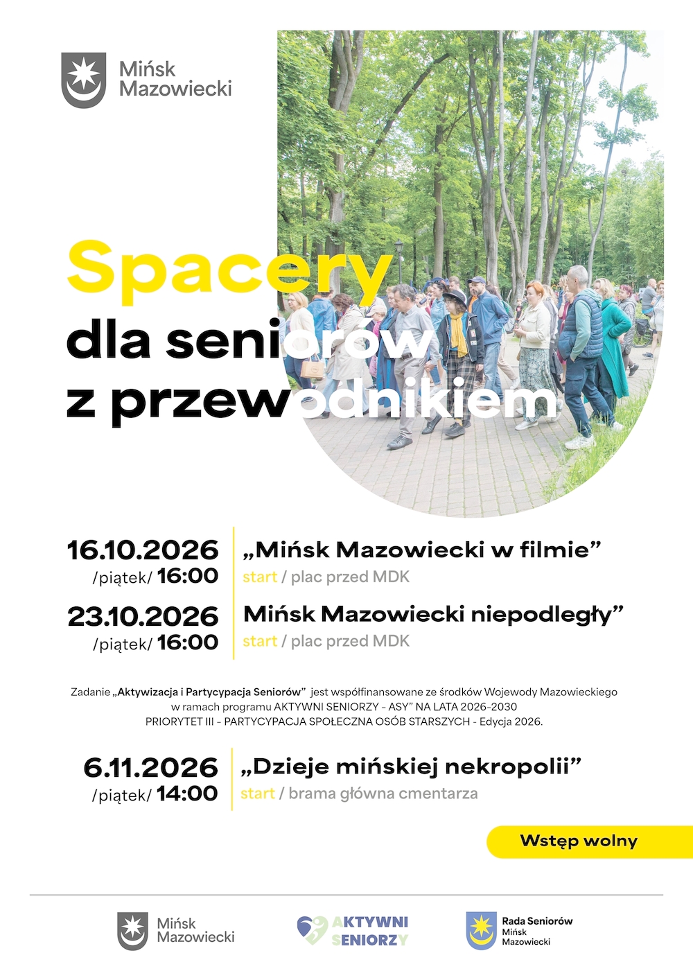 Spacery dla senior&oacute;w z&nbsp;przewodnikiem