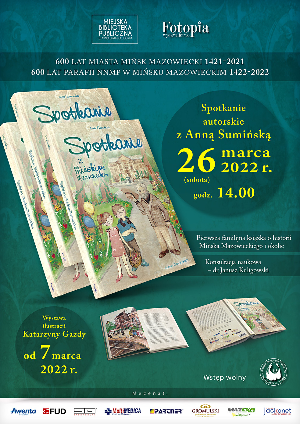 Spotkanie autorskie z Anną Sumińską