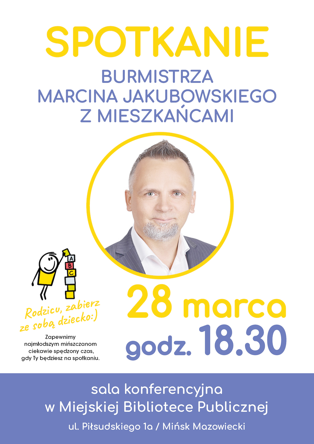 Spotkanie z burmistrzem Marcinem Jakubowskim