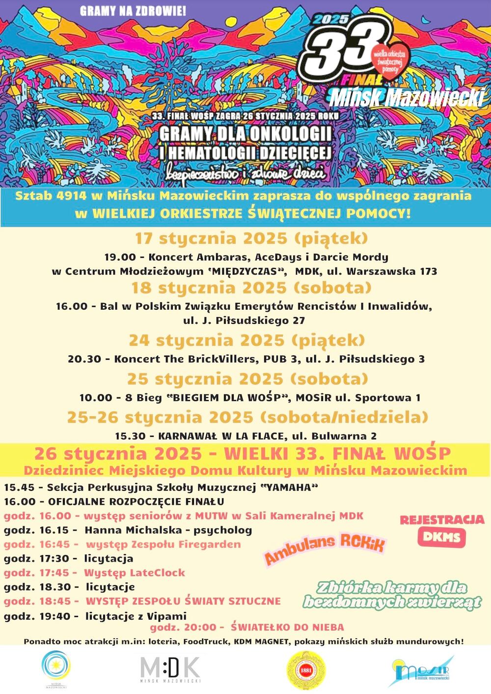 33. Finał Wielkiej Orkiestry Świątecznej Pomocy