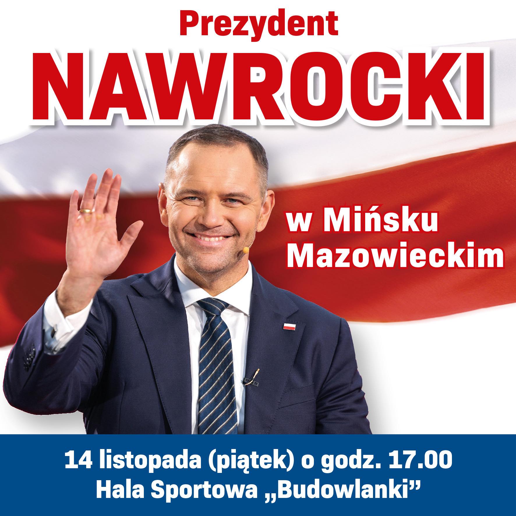 Prezydent RP Karol Nawrocki w Mińsku Mazowieckim