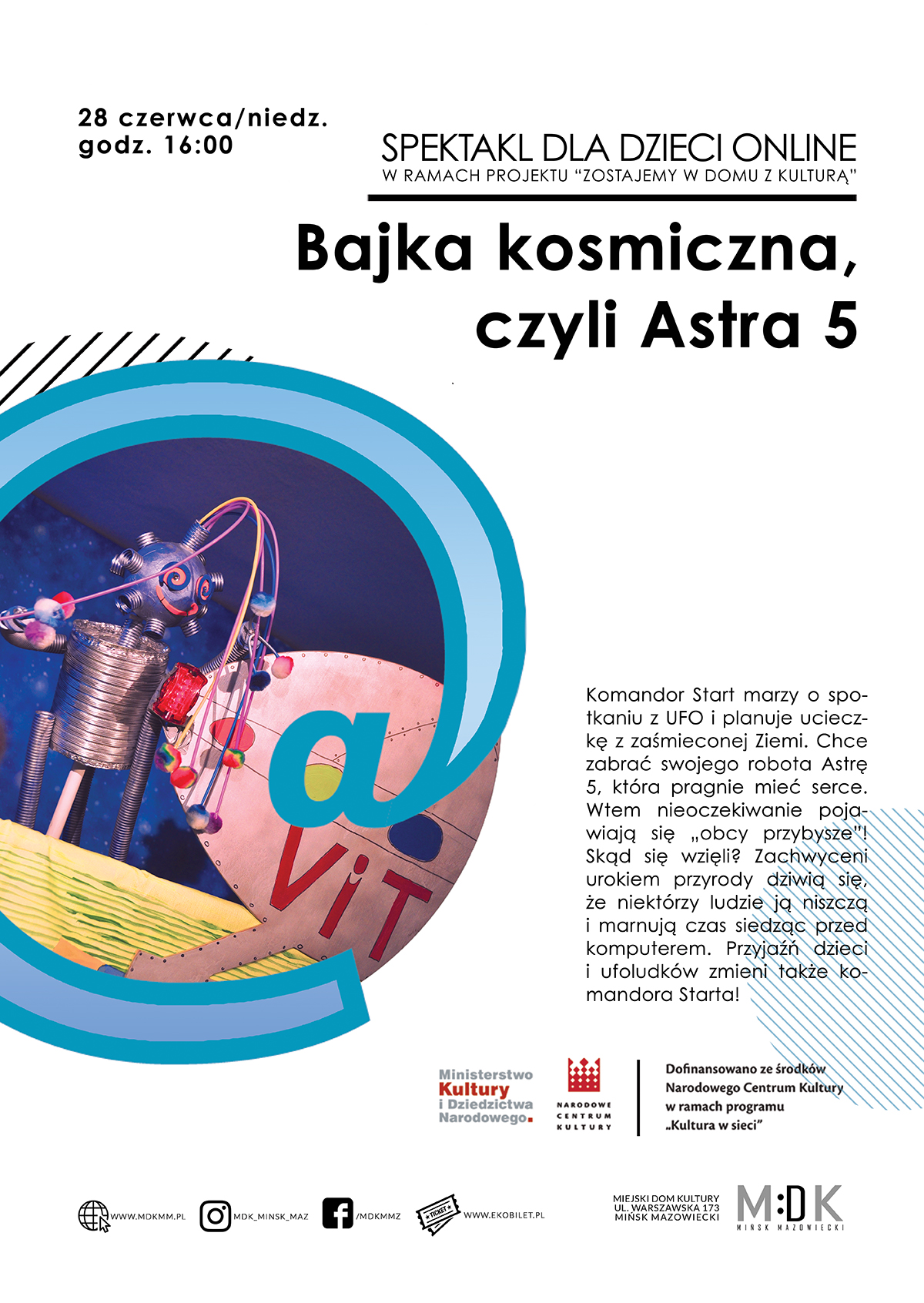 Bajka kosmiczna, czyli Astra 5 - spektakl dla dzieci on line