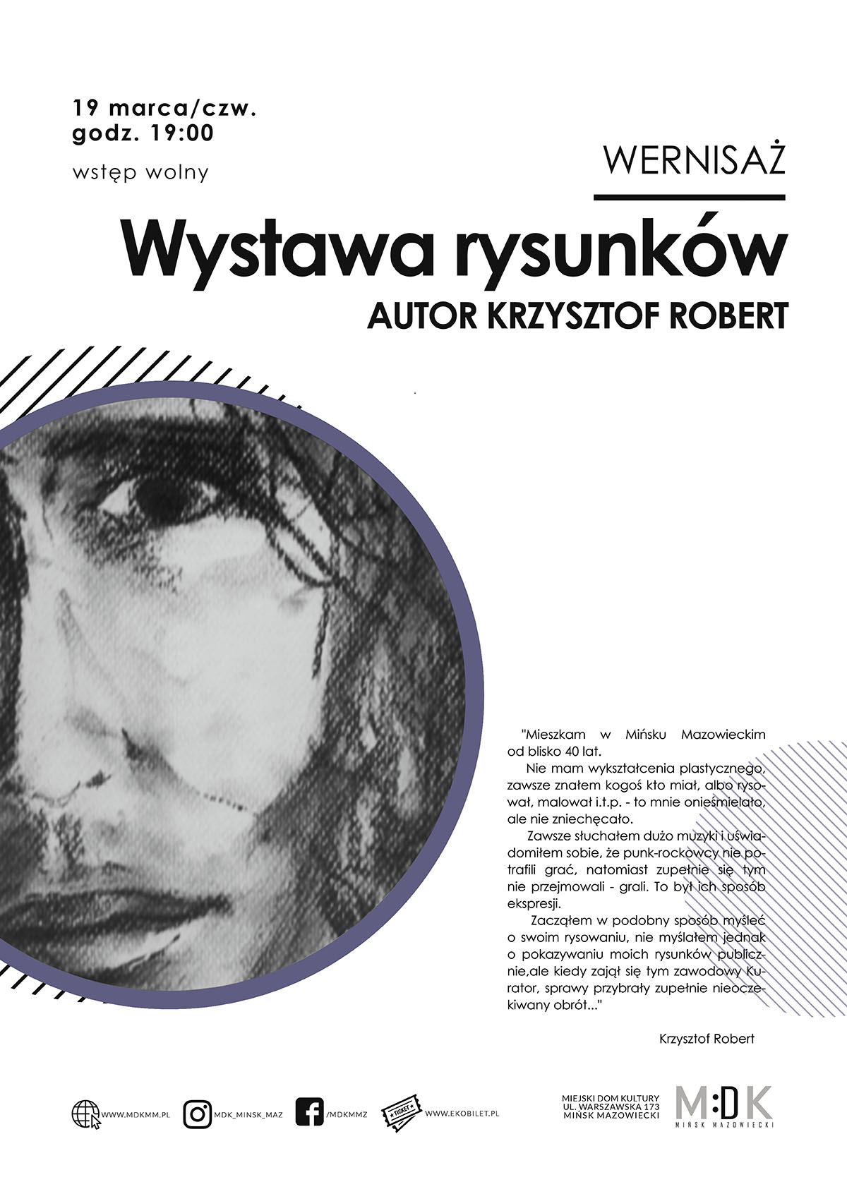 Krzysztof Robert - Rysunki - wernisaż
