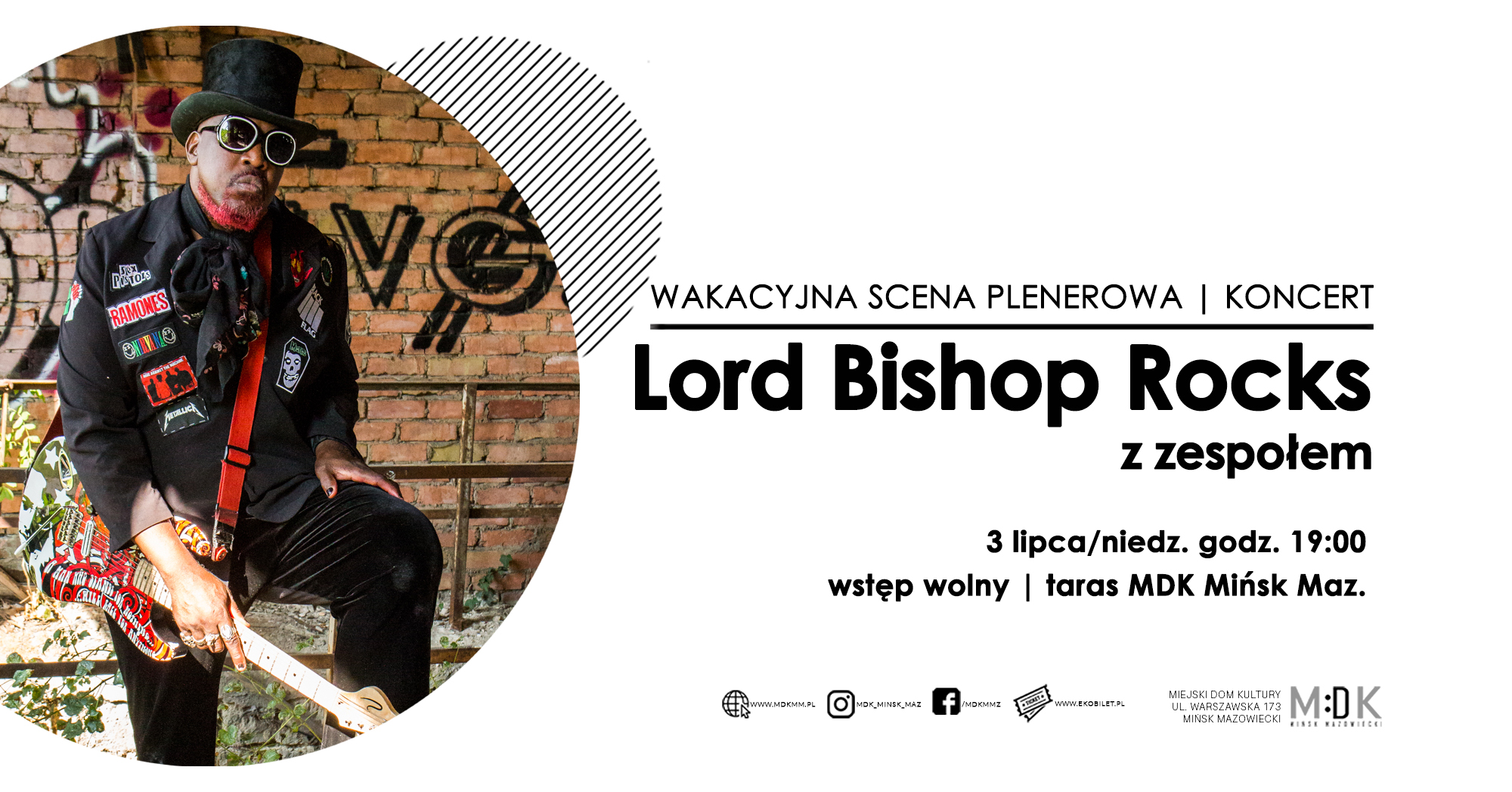 Lord Bishop Rocks z zespołem | Wakacyjna Scena Plenerowa