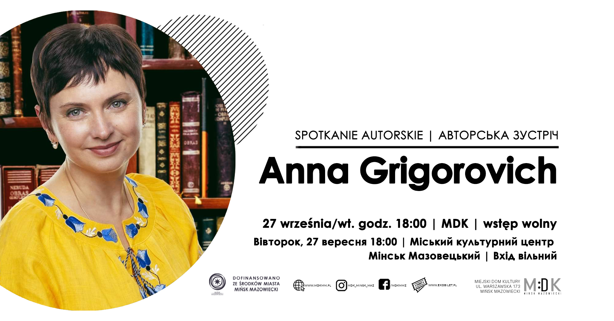 Anna Grigorovich | SPOTKANIE AUTORSKIE | авторська зустріч