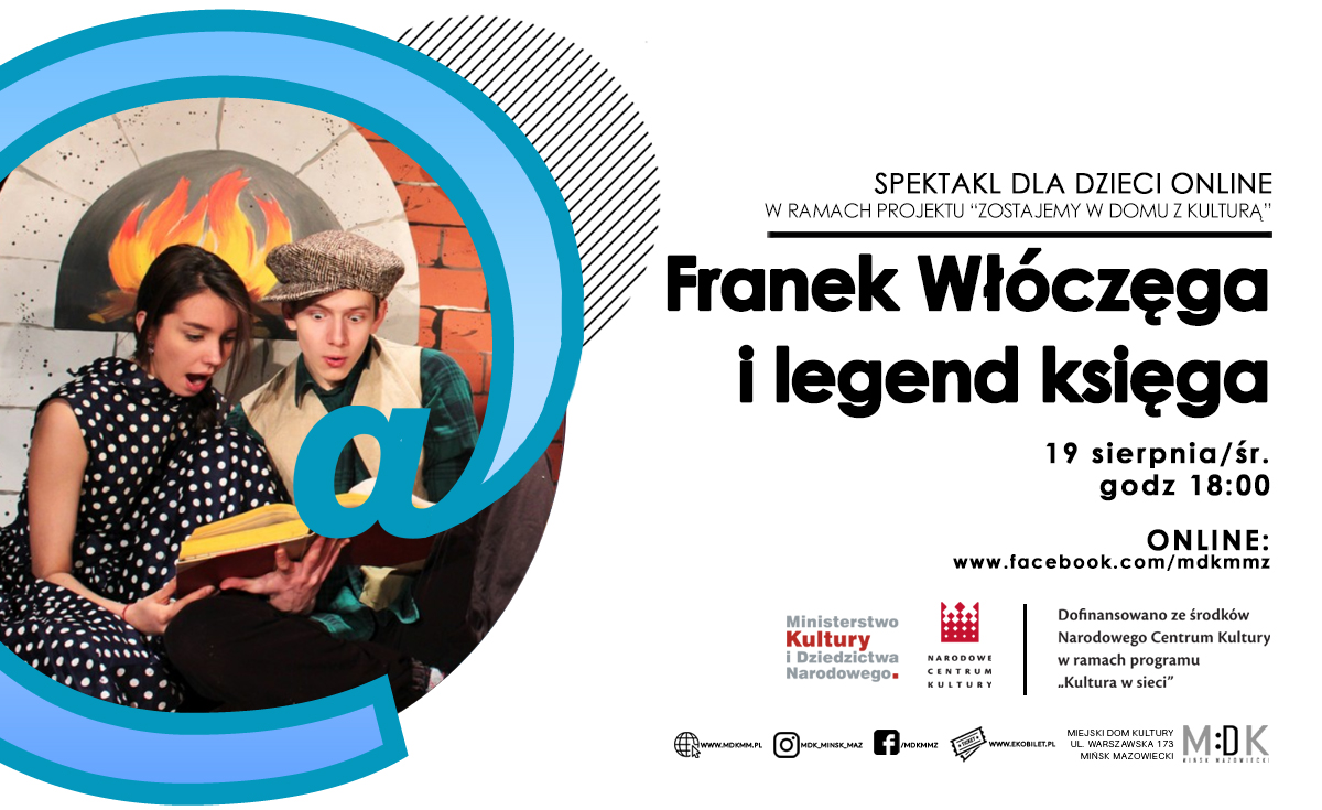 Franek Wł&oacute;częga i legend księga - spektakl on line dla dzieci
