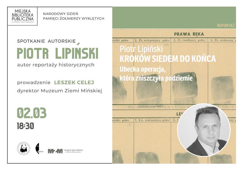 spotkanie autorskie z Piotrem Lipińskim 