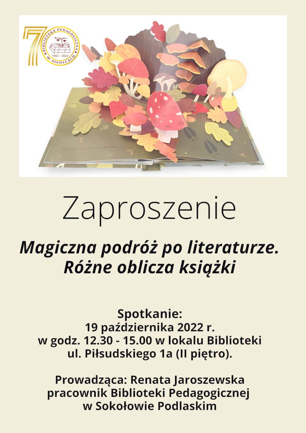 Magiczna podróż po literaturze - szkolenie dla nauczycieli