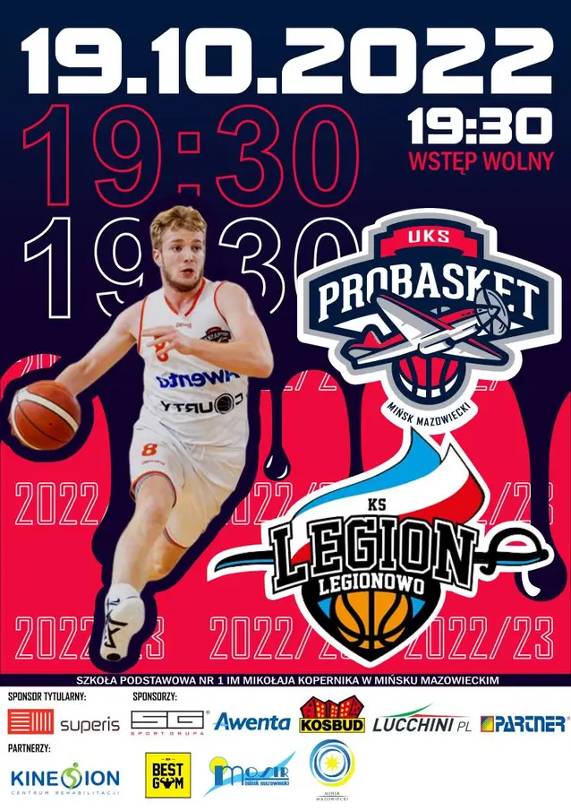 UKS PROBASKET Mińsk Mazowiecki - Mecz 2 Ligi koszykówki męskiej 
